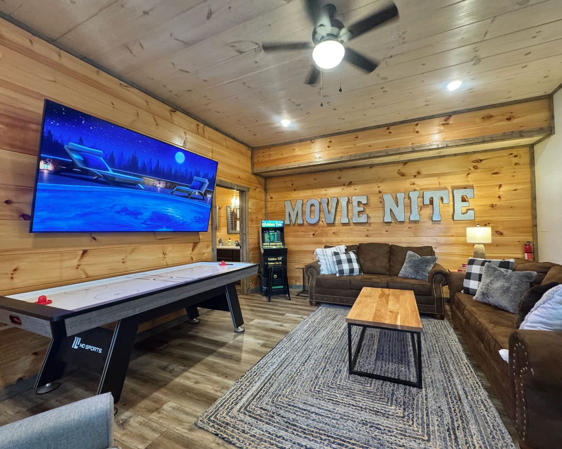 Media room/game room - Sevierville, TN vacation rental