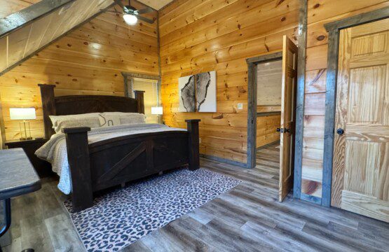 Master bedroom, luxury vacation rental - Sevierville, TN