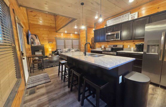 Open concept kitchen and family room - Sevierville, TN