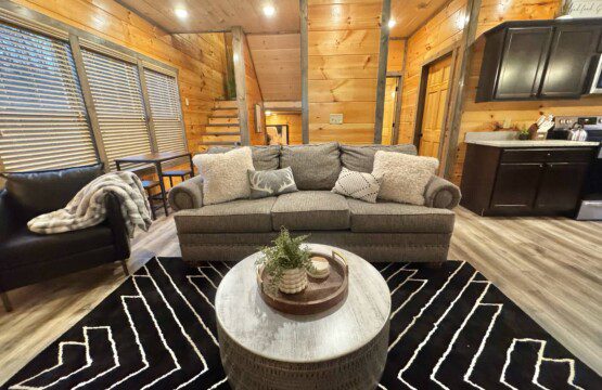 Cozy family room, vacation rental, Sevierville, TN