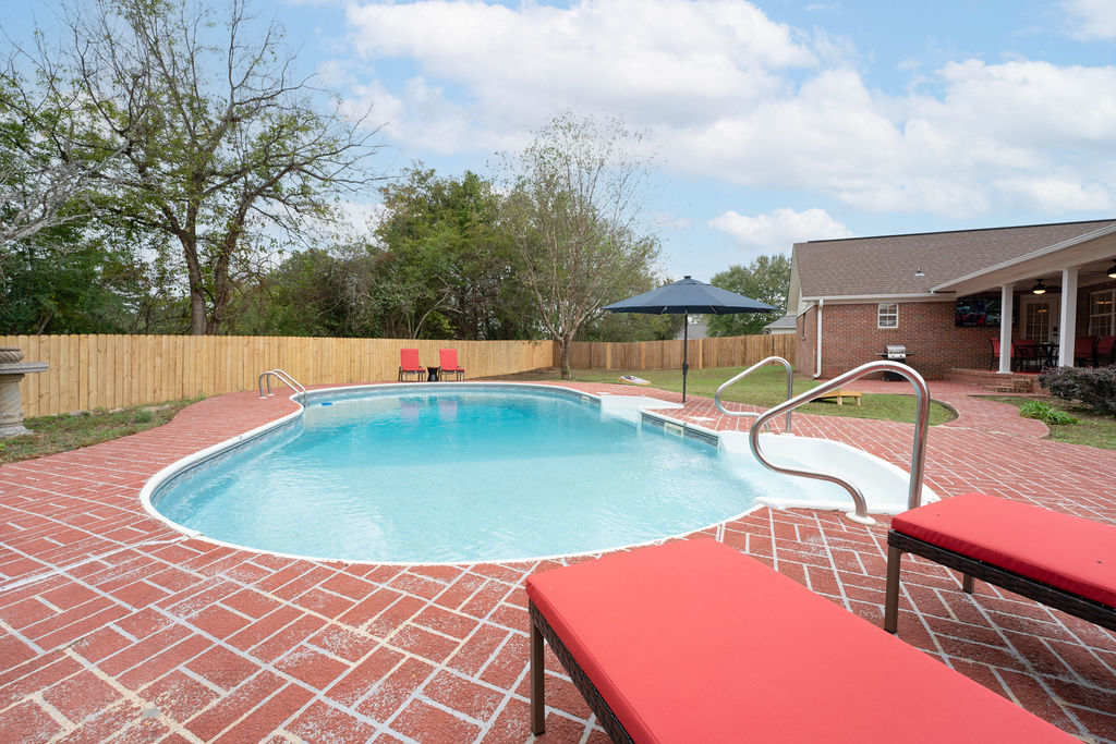 backyard pool