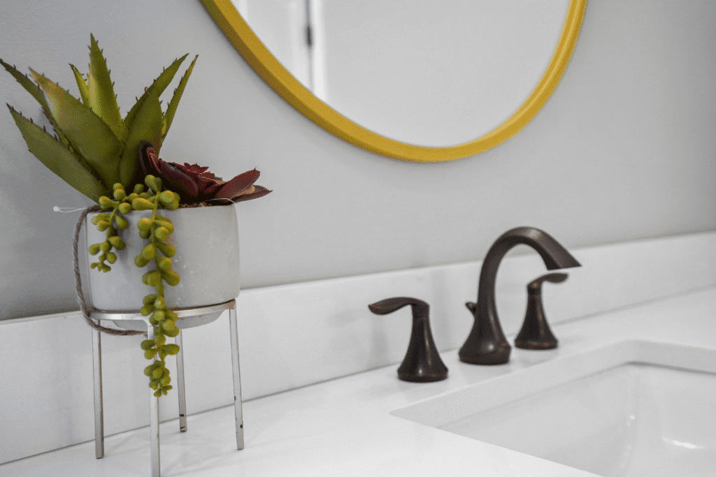 Seaside master bathroom closeup sink 1140x760