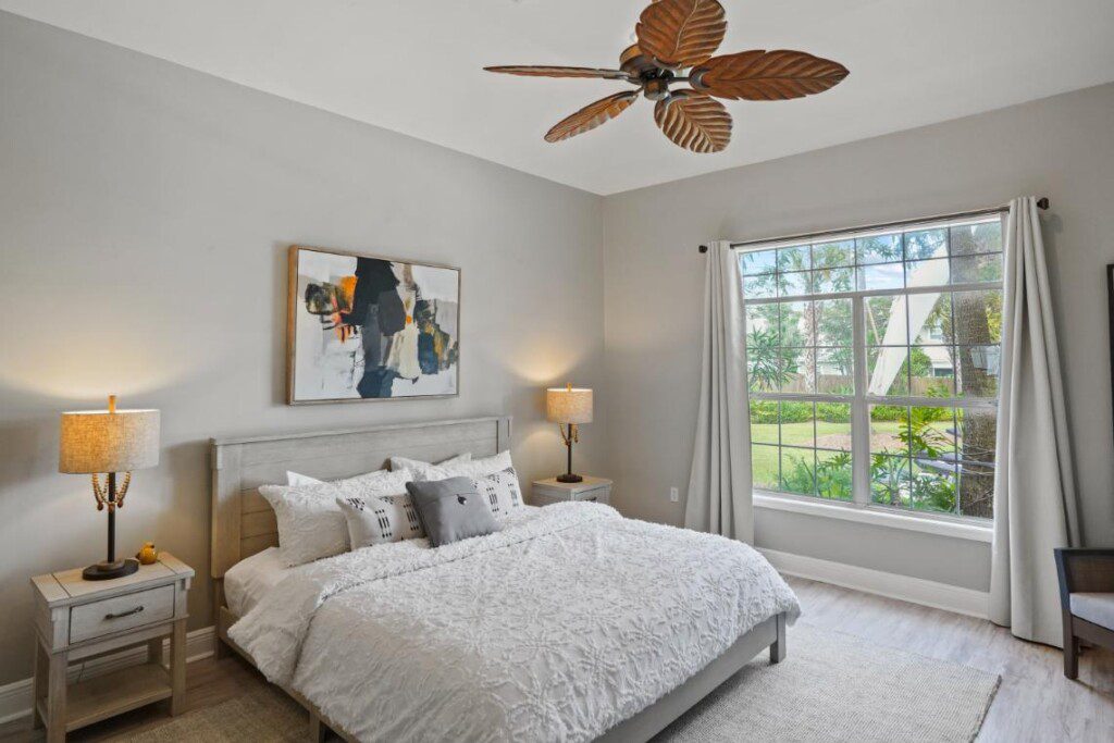 Seaside master bedroom