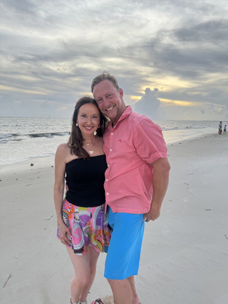 Dave and Karen beach shot 2025