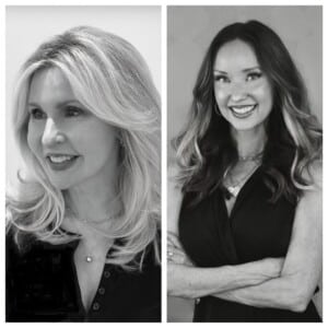 Studio S2 Karen Debra side by side BW photo Studio S2 Karen Debra side by side BW photo